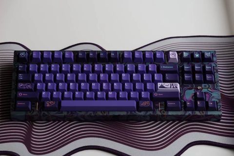 Promise87 Colored Titanium Alloy Edition Keyboard - EcoGuardian Purple