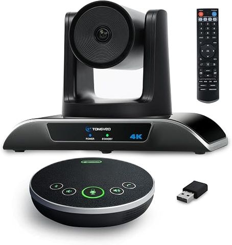 Camera Hội Nghị TONGVEO 4K PTZ AI Tracking Zoom 5X Góc Rộng 120°