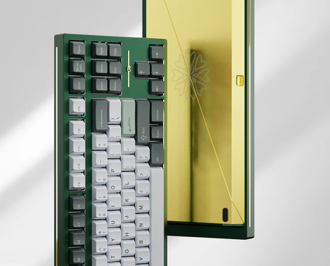 Promise87 Standard Edition Keyboard - Pine Alu Sandblasted Gold