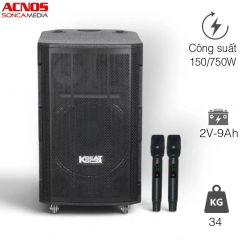  Loa Acnos CB4800Pro, Bass 40cm, Công suất 150W, Bluetooth 5.0, OTG 