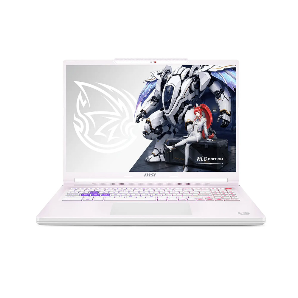 Laptop MSI Crosshair A16 HX MLG Edition E8WFK-067VN (AMD Ryzen 9 8940HX | RTX 5060 GDDR7 8GB | 16-inch QHD+ | 16GB | 1TB | Windows 11 Home SEA | Trắng)