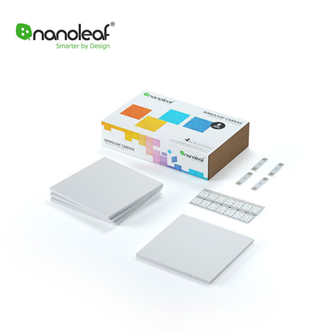Nanoleaf Canvas Expansion Pack | Bộ Mở Rộng 4 Miếng Ô Vuông | Cảm Ứng Đa Điểm