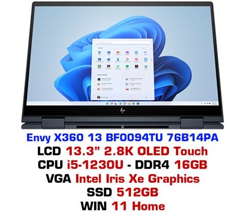 Laptop HP Envy X360 13 BF0094TU 76B14PA