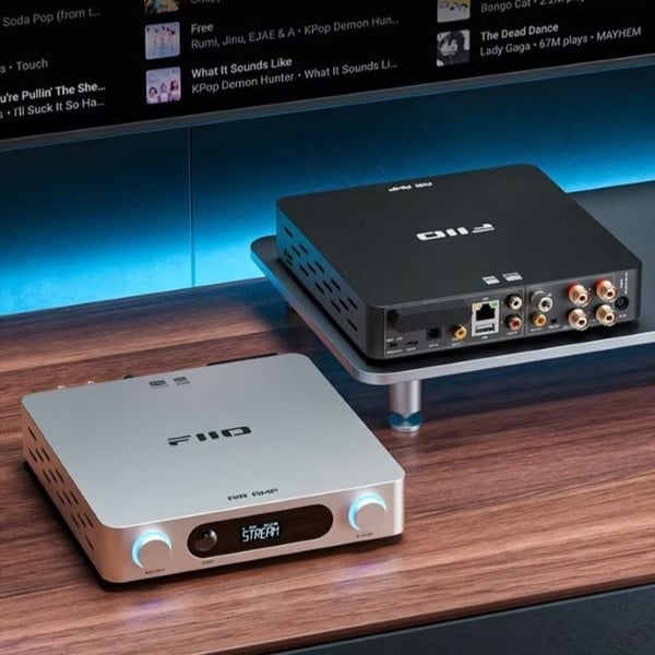 Ảnh minh họa Bộ khuếch đạiâmthanh không pin,hiệu:FIIO,modelAIRAMP (F3001A),KT: 207*188*42mm,dải tần: 20Hz-40kHz,không dùng trong viễn thông, điện áp 48V,công suất 240W, mới 100% 3