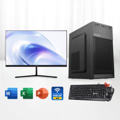  PC Văn Phòng Core I3 8100 RAM 8GB DDR4 SSD NVMe 256GB Màn Hình 21.5 In 