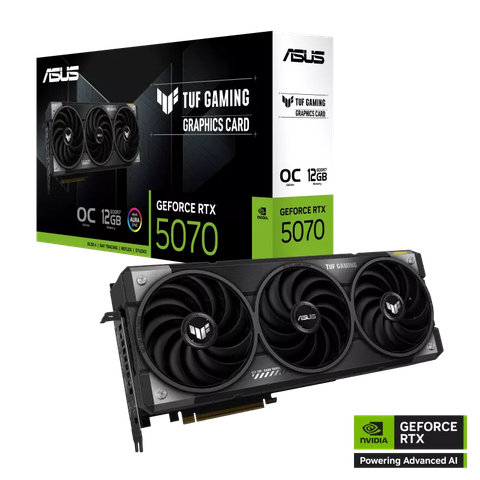 Card màn hình ASUS TUF Gaming GeForce RTX 5070 12GB GDDR7 OC Edition(TUF-RTX5070-O12G-GAMING)
