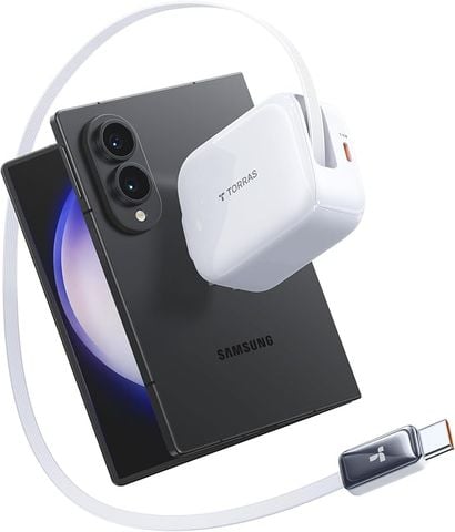 Sạc USB-C TORRAS FlexLine 67W AVS Cáp Rút Gọn