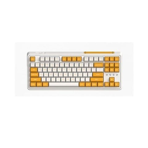 Bàn phím cơ FL-Esports CMK87SAM Yellow&White 3 Mode