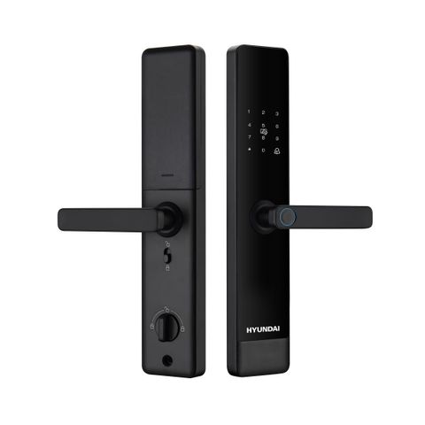 Khoá vân tay cửa gỗ Hyundai HY-SL007 Black