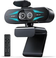  Webcam EMEET C60E 4K Camera Kép Góc Rộng Và Tele 