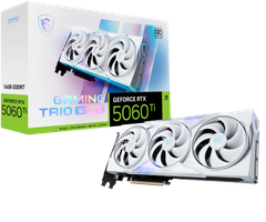  Card màn hình MSI GeForce RTX 5060 Ti Gaming Trio OC 16GB White 