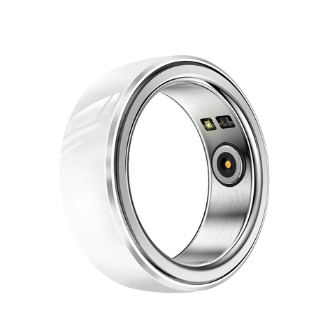 NJYUAN R8 Silver Smart Ring – Nhẫn Thông Minh Màu Bạc Cao Cấp