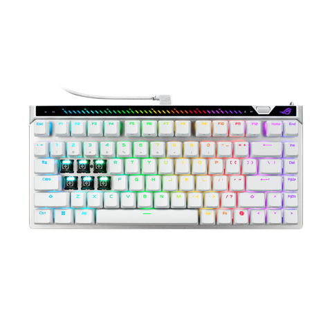 ROG Falchion Ace 75 HE White – Bàn phím HE 8000Hz