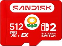  Thẻ Nhớ SanDisk microSD Express 512GB Cho Nintendo Switch 2 