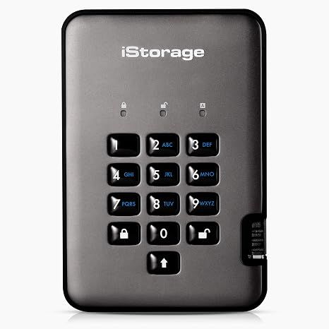 HDD iStorage diskAshur PRO2 1TB Bảo Mật