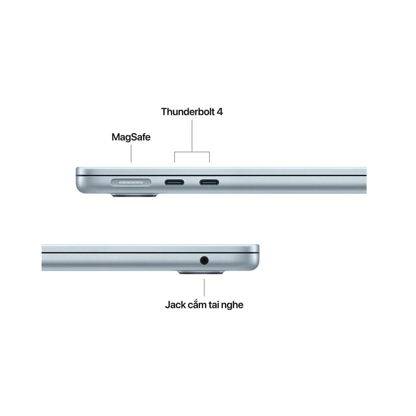 Ảnh minh họa Laptop Apple Macbook Air M5 MDHJ4SA/A (Apple M5/10 core CPU/10 core GPU/16GB RAM/1TB SSD/13.6 inch/Mac OS/Sky Blue) 1
