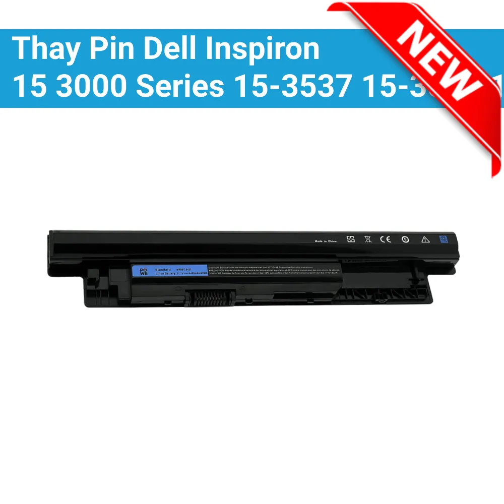 Thay Pin Laptop Dell Inspiron 15 3000 Series 15-3537 15-3542 15-3543 15-3541 15-3521 15-3531, i3531 i3542-6000bk, 17 3721 3737, 17R-5737, 15R 5537 5521, 14 3421 5421, MR90Y Zin