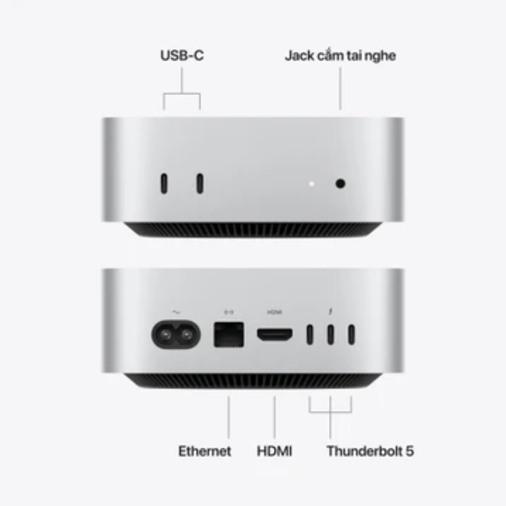 Ảnh minh họa Mac mini M5 Pro chip with 15‑core CPU and 16‑core GPU, 24GB, 512GB SSD MHQN4SA/A 1