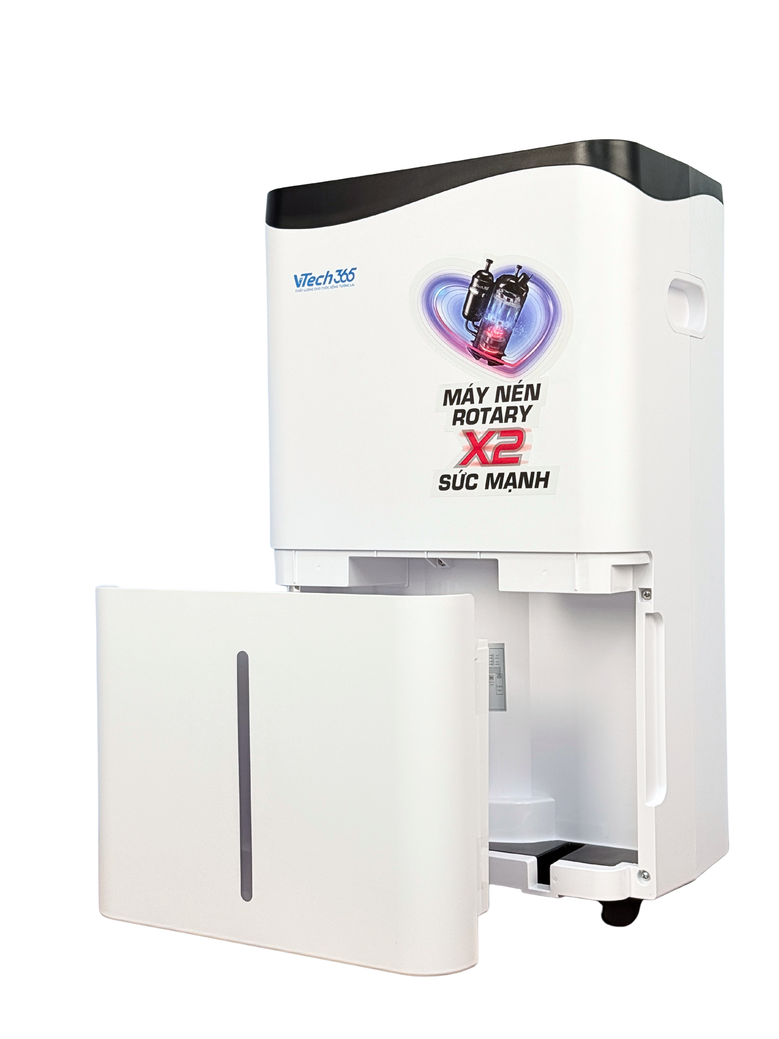 Ảnh minh họa Máy Hút Ẩm VTECH365 Rotary Max VT-HA500-W: Công Suất Đại, Khô Thoáng Cho Không Gian Rộng 1