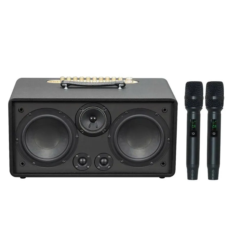 Ảnh minh họa Loa Acnos CS450PRO V2, Công suất 150W, Bluetooth 5.0, MP3 USB, Line In, Optical, Guitar, MIC WIRELESS STEREO 3
