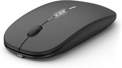 Wireless Mouse Rechargeable, 2.4G Silent Ultra Slim Portable Mouse