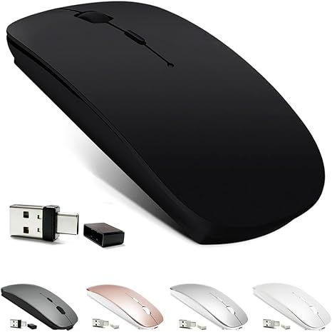 Chuột không dây KLO có thể sạc lại, hỗ trợ Bluetooth