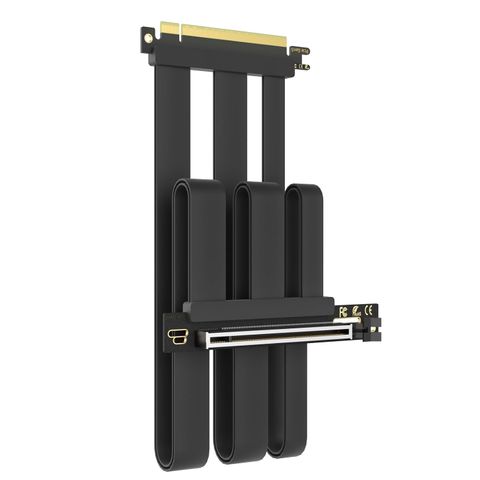 Cáp Riser GLOTRENDS PCIe 5.0 400mm Black