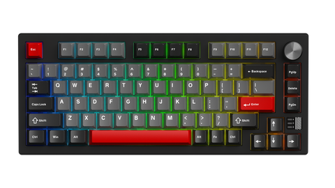 Bàn phím cơ DareU EK75 Pro AL Black Red DareU Cloud switch