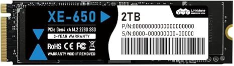 SSD LinkMore XE650 2TB PCIe 4.0