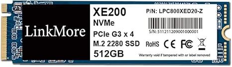 SSD LinkMore XE200 512GB PCIe 3.0