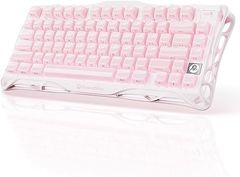  Bàn phím không dây GravaStar Mercury K1 75% màu hồng 