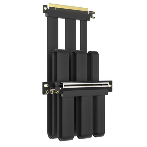 Cáp Riser GLOTRENDS PCIe 5.0 600mm Black