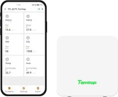  Temtop P2 Air Quality Monitor - CO2, PM2.5, PM10 