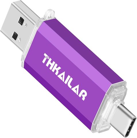 USB Thkailar 256GB Dual USB-C USB-A Lưu Trữ Di Động