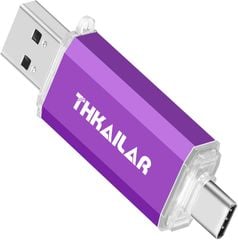  USB Thkailar 256GB Dual USB-C USB-A Lưu Trữ Di Động 