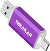 USB Thkailar 256GB Dual USB-C USB-A Lưu Trữ Di Động