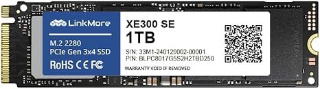 SSD LinkMore XE300 SE 1TB PCIe 3