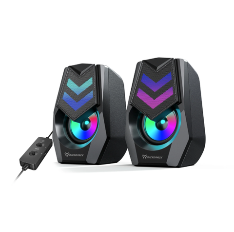 Loa Gaming máy tính đèn LED cầu vồng MicroPack Apollo GS-01