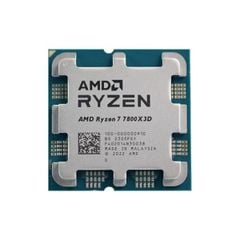  AMD Ryzen 7 7800X3D TRAY / 4.2GHz Boost 5.0GHz / 8 nhân 16 luồng / 104MB / AM5 / Chính Hãng 