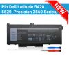Thay Pin Dell Latitude 5420 5520, Precision 3560 Series, 01K2CF 075X16