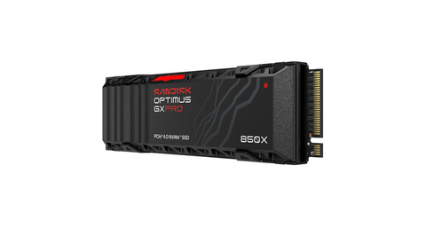 SANDISK Optimus GX PRO 850X NVMe™ SSD - 1TB, M.2 2280, With Heatsink