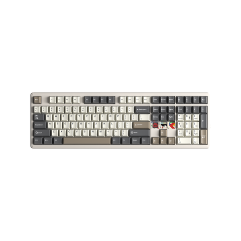 Bàn phím cơ AULA F108 Pro V2 Classic Retro Panda switch