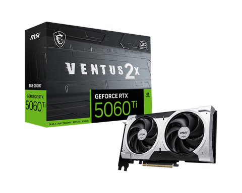 Card màn hình MSI GeForce RTX 5060 Ti Ventus 2X OC Plus 8GB