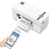 Máy In Nhãn Nhiệt Bluetooth JADENS 4x6 Inch - Màu Trắng
