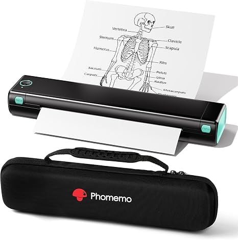 Máy in nhiệt Phomemo M08F – Không mực, khổ A4