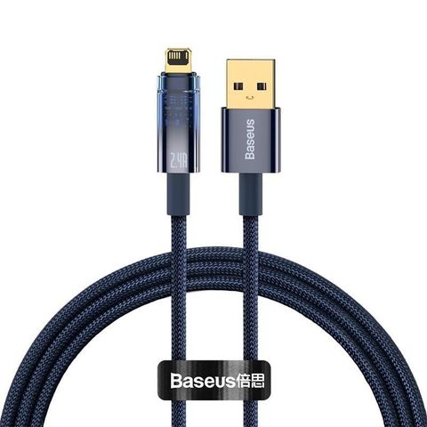 Cáp Sạc Tự Ngắt Baseus Explorer | 2.4A Auto Power-Off Cho iPhone