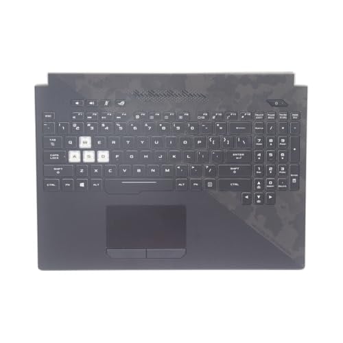 Thay Vỏ Laptop Asus Strix Hero II GL504GM GL504GV GL504GS GL504GW G515GW Upper Case with RGB 4-Zone Backlit Keyboard US 90NR00K2-R32US0 New Replacement Palmrest for Zin