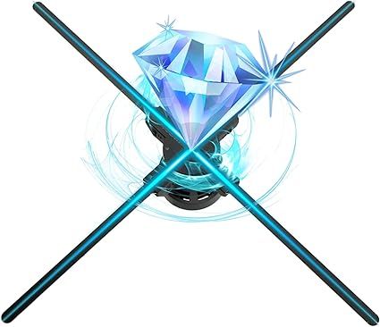 Quạt chiếu hình ảnh ba chiều 3D LED 27,5 inch
