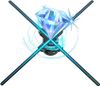 Quạt chiếu hình ảnh ba chiều 3D LED 27,5 inch