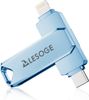 USB 512GB Chuẩn MFi Cho iPhone - Sao Lưu Dữ Liệu Màu Xanh Nhạt